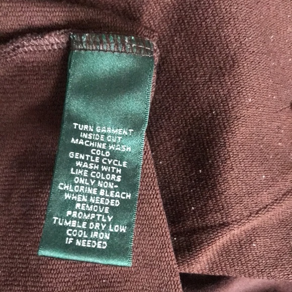 L-RL Ralph Lauren Active, dark brown zip up cotton lightweight jacket size XL - Picture 10 of 13